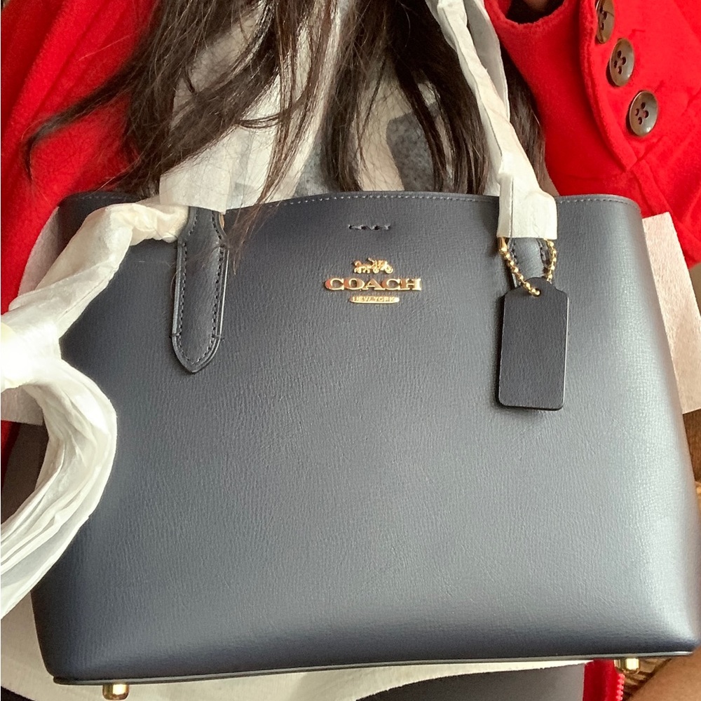 Authentic COACH 1941 double faced leather snap zip Satchel/Crossbody - Picture 10 of 15